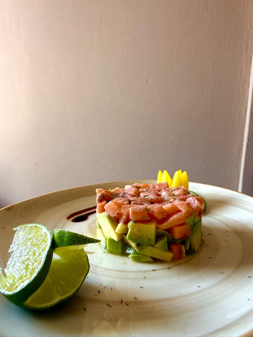 Tartare de saumon et avocat